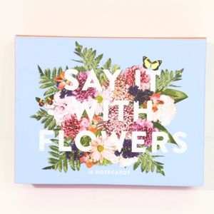 Galison Notecard Set NEW Women Floral Stationery Gift 16 Cards Botanical